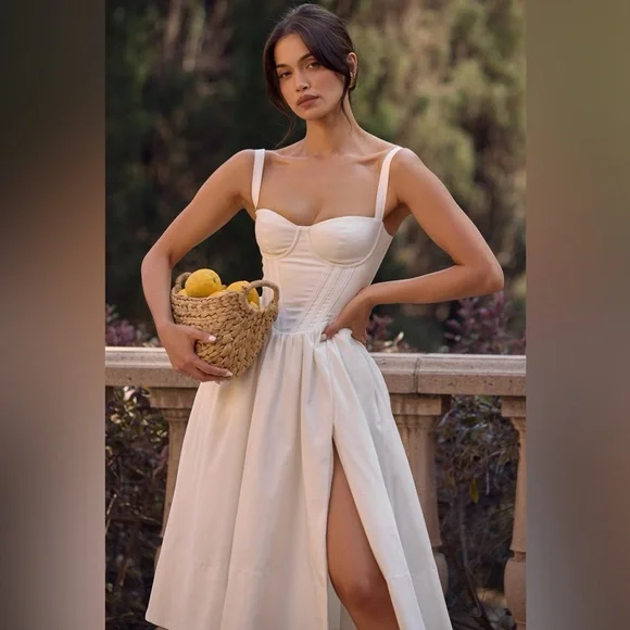 House of CB Dresses House Of Cb Kelly Corset Midi Dress Poshmark